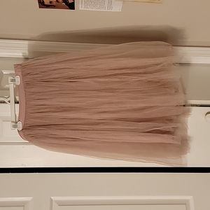 Francesca's Miami Pink Tulle Skirt